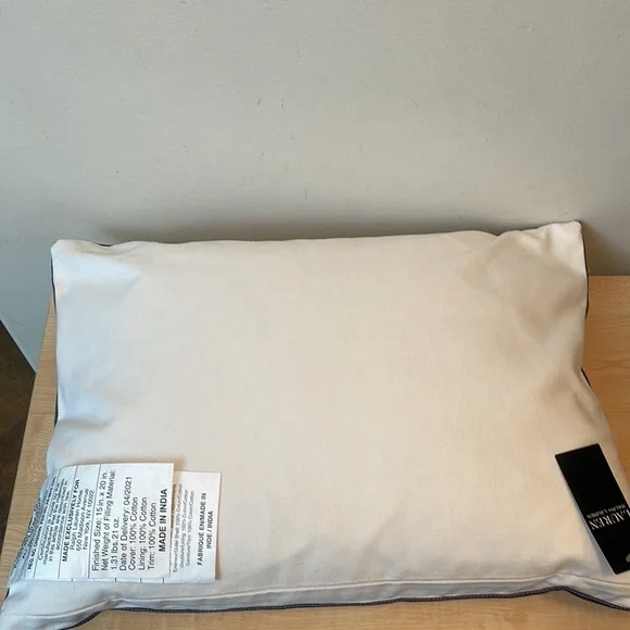 Lauren RL Evan Anchor White/Navy Decorative Pillow w/Pillow Insert 15x20